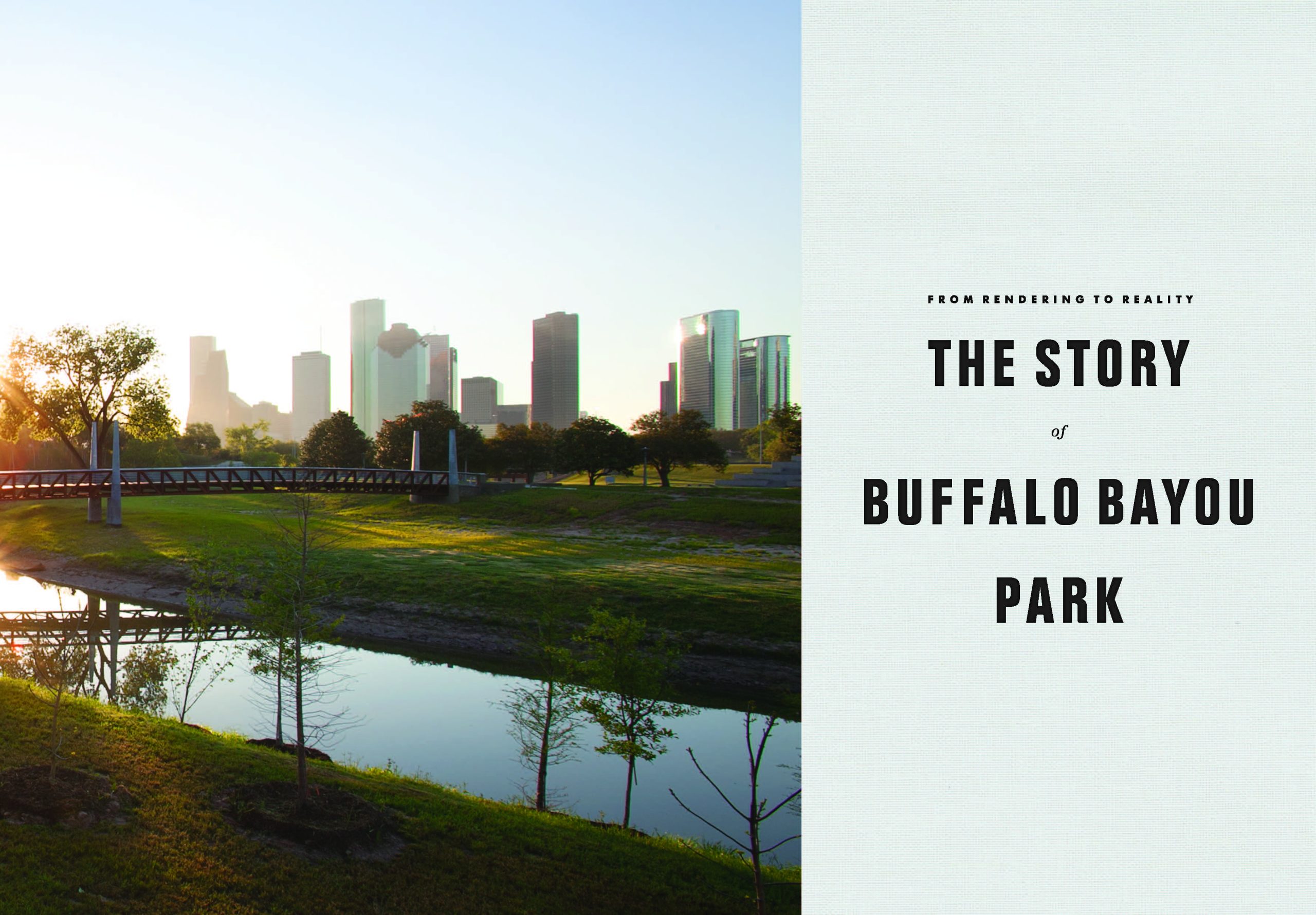 Image Launch of The Story of Buffalo Bayou Park at Brazos Bookstore