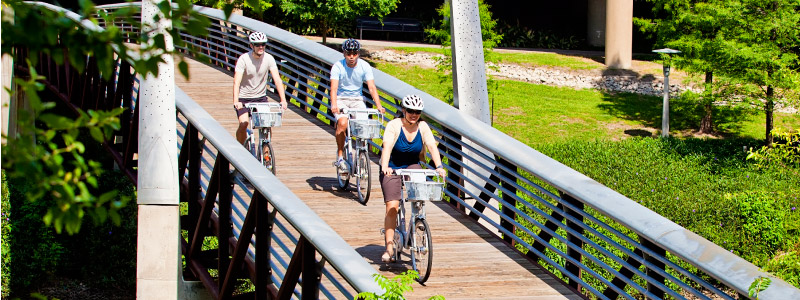 Image Buffalo Bayou Park—Garden Biking Tour